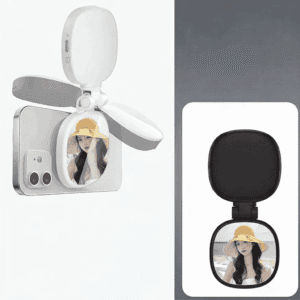 Phone Magnetic Beauty Selfie Light Live Stream Handheld Fill Light with Makeup Mirror Portable Outdoor LED Fill Light