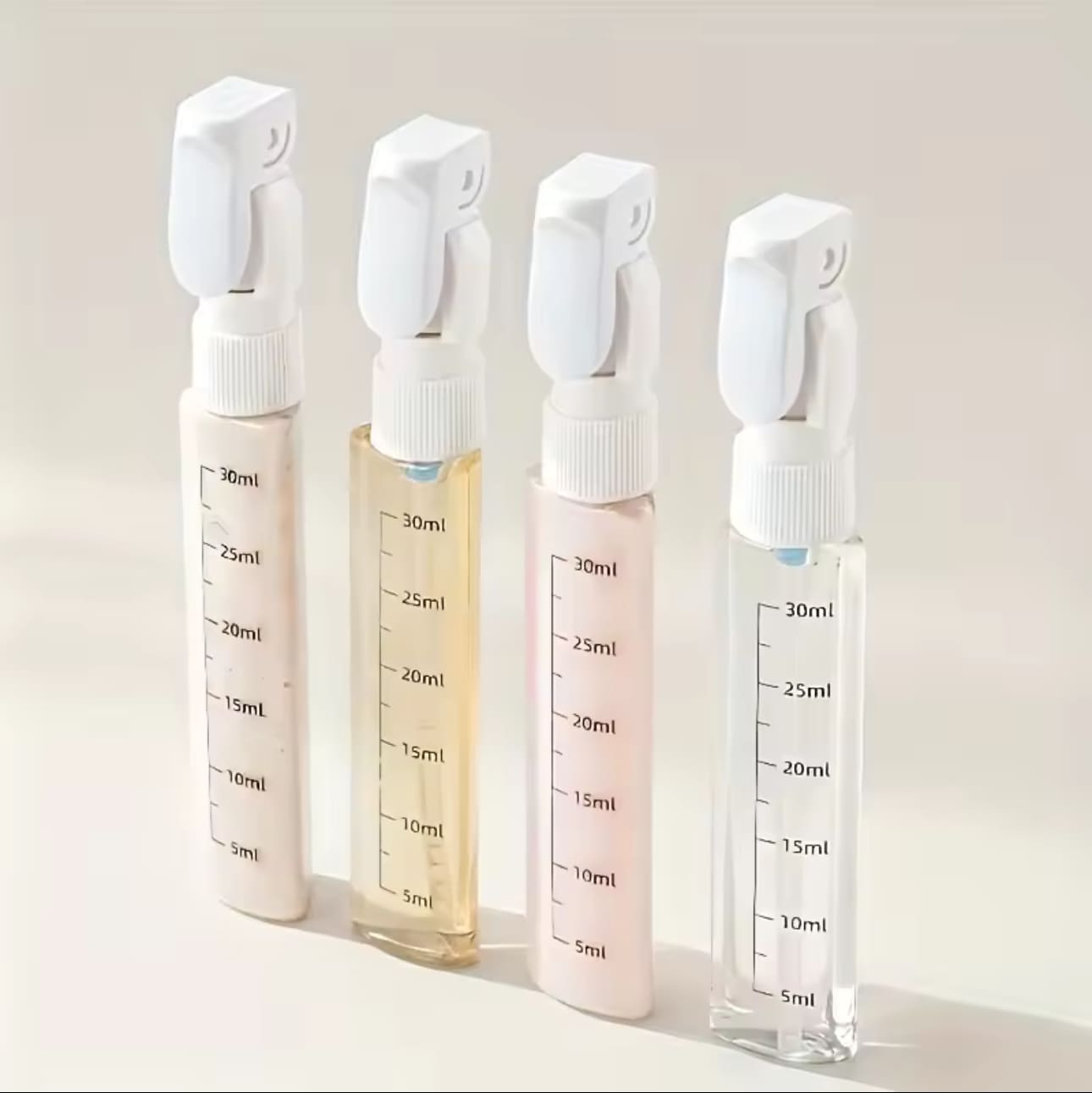 1pc 4-in-1 Emulsion Dispenser Bottle, Travel Bottle, Minimalist with Labels, Travel Dispenser Bottle, Toiletry Container - Image 3