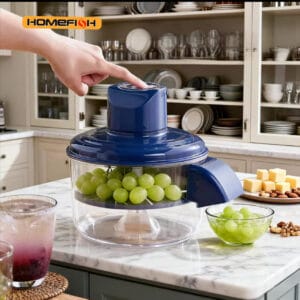Automatic Electric Grape Peeler Machine - Hands-Free Skin Remover for Berries Fruits, Fruit Prep Tool, Effortless Peeling