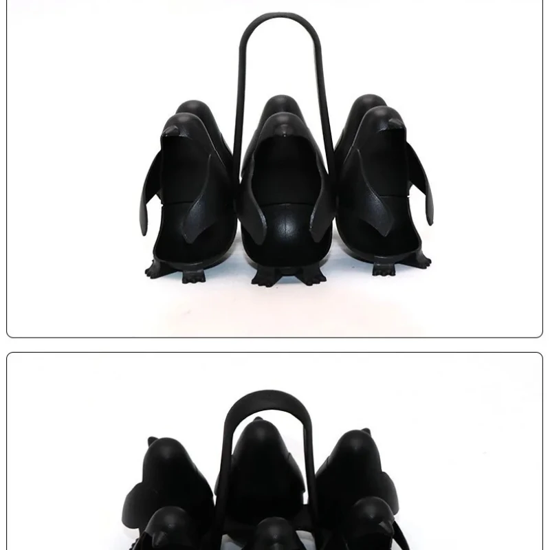 Penguin-Shaped Egg Cooker, 3-in-1 Carrier for Cooking, Storing and Serving 6 Eggs - Image 4