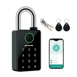 Waterproof Padlock Electronic Lock Keyless Unlock Heavy duty Padlock for home house Warehouse garage