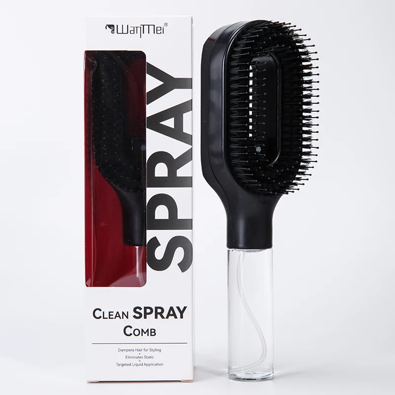2in1 Sprayer Comb Detangling Scalp Massage Hairbrush with Spray Bottle Essential Oil Water Mist Spray Brush Anti-static Summer - Image 5