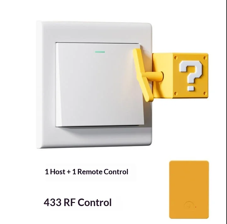Wireless Remote Control Switch No Wiring Smart Automatic Light Switch For Dormitory Bedroom Lamp Remote Control - Image 5