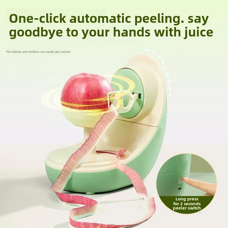 Electric Apple Paring Knife Automatic Charging Multifunctional Fruit Peeling Artifact Peeling Artifact Portable Kitchen Gadgets