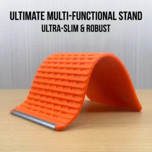 Creative Silicone Phone Stand - Flexible Foldable Transformable Desk Tablet Laptop Holder Travel Accessory