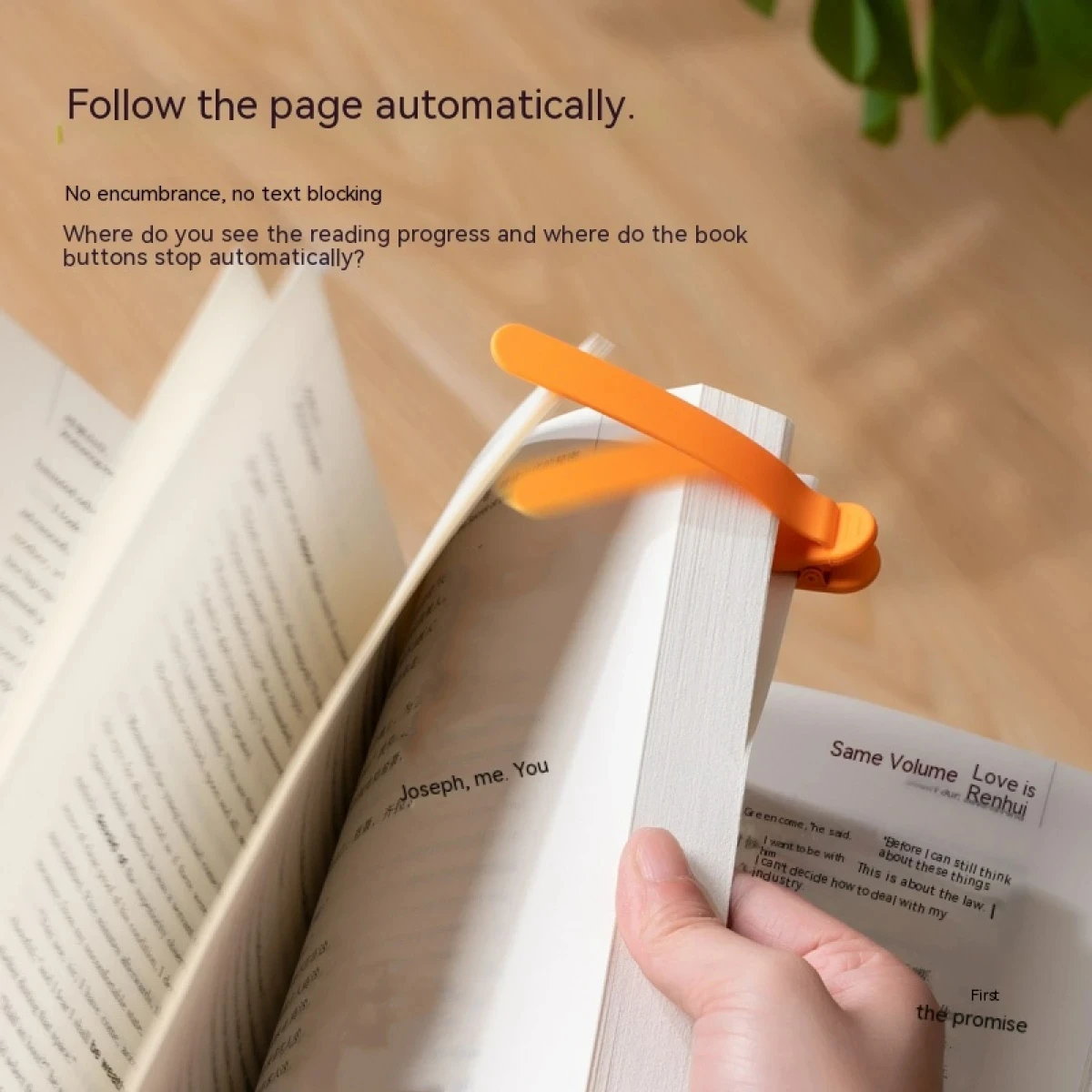 Automatic Bookmark, Silicone Reading Bookmark, Colorful Bookmark, Ideal Gift For Book Lovers, Essential Reading Accessory, For A - Image 3