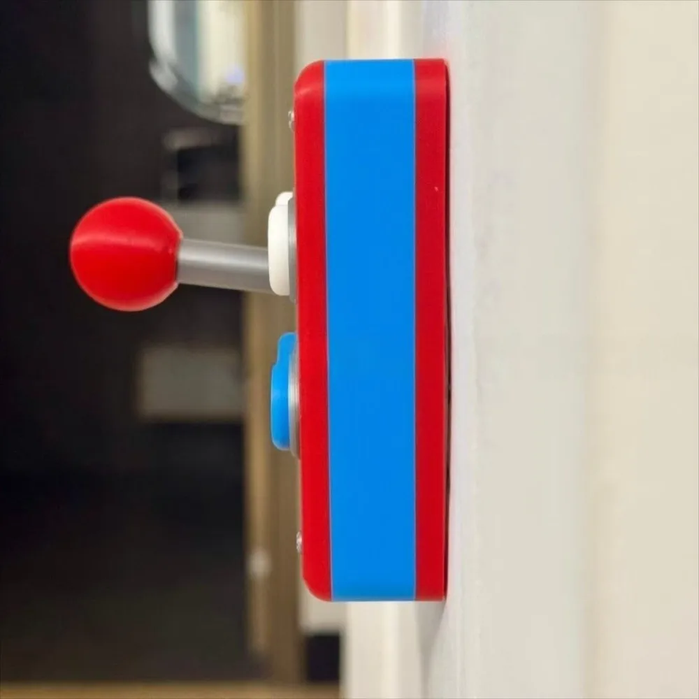 86 Switch Panel Cover Retro Arcade Style Red Blue White Joystick Switch Panel Wall Switch Decor Joystick Design - Image 2