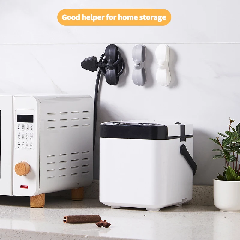 3-6pcs Cord Winder Organizer for Kitchen Appliance Cord Wrapper Cable Management Clip Holder for Air Fryer Coffee Machine Fixer - Image 4