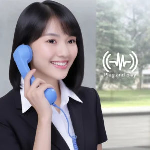 Wired Type-C Mobile Calls Telephones Receiver Antique Style Call Accessory Plug Play Clear Calls Handset Headset Companion