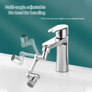 New Universal Rotation Extender Faucet Aerator Plastic Splash Filter Kitchen Tap Washbasin Faucets Bubbler Nozzle Robotic Arm