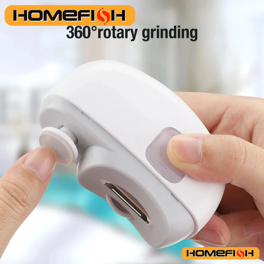 Automatic Electric Baby Nail Clipper - Anti-Splash Anti-Pinch Hand Nail Polisher