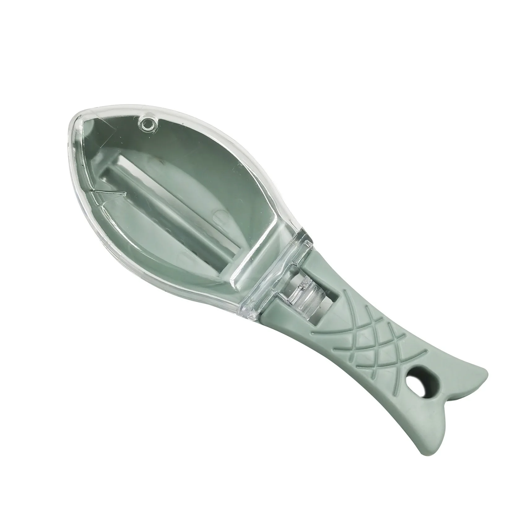Kitchen Household Scale Scraper With Lid, Fish Scale Scraper, Manual Descaling, Brushing Of Fishing Tools - Image 5