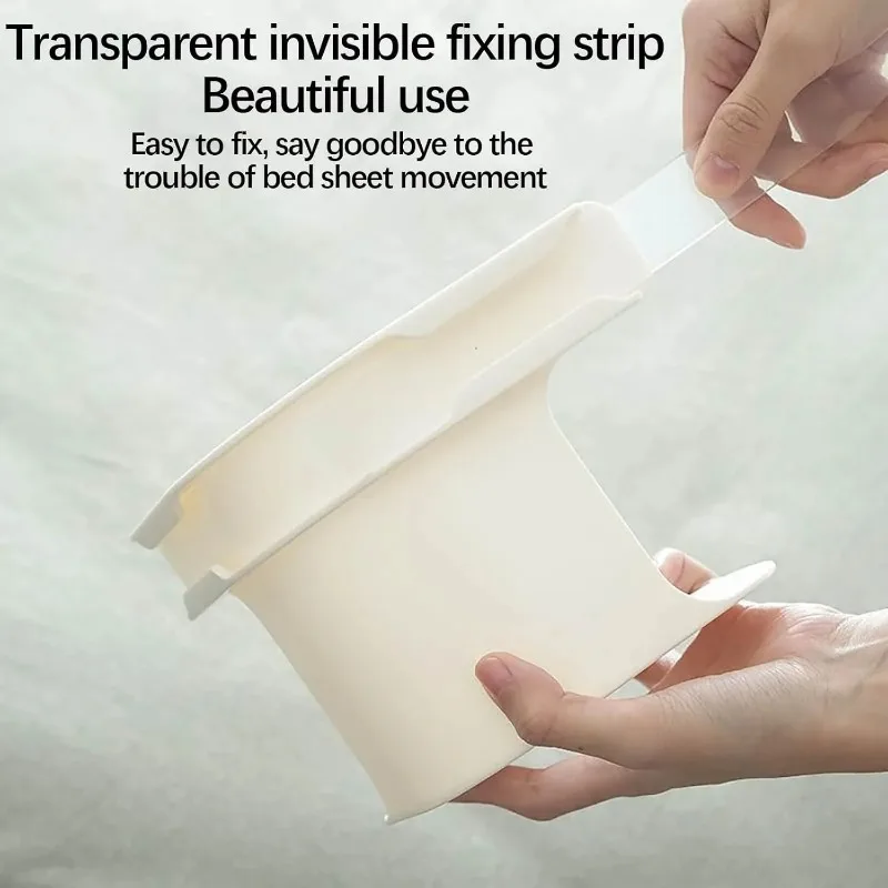 4 Pcs Heavy Duty Bed Sheet Corner Tightener Clips High-Quality Durable Grippers for Protectors - Image 3