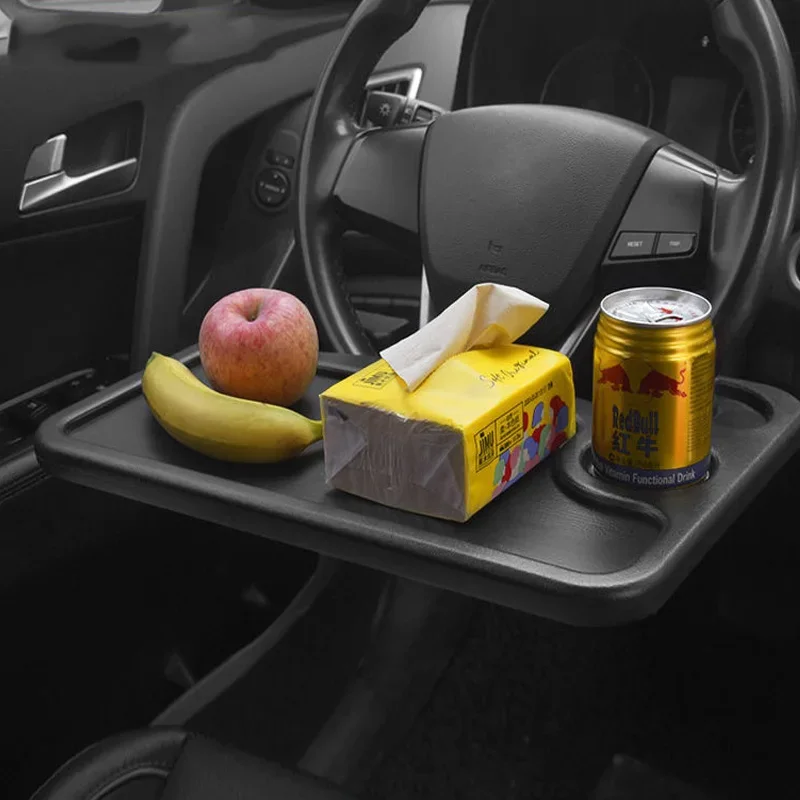 Universal Car Table Steering Wheel Eat Work Cart Drink Coffee Holder Tray Laptop Computer Desk Stand Seat Table car accesory - Image 3