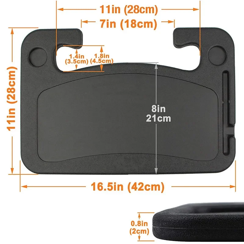 Universal Car Table Steering Wheel Eat Work Cart Drink Coffee Holder Tray Laptop Computer Desk Stand Seat Table car accesory - Image 4
