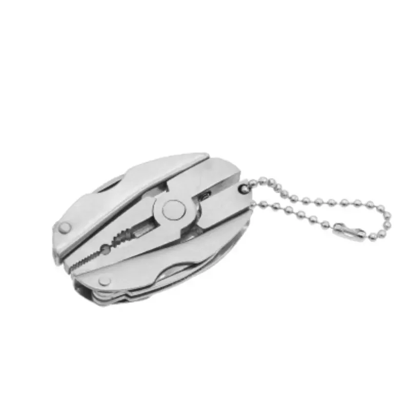 Portable Stainless Steel Multi-Tool Pliers Knife Keychain Screwdriver - Perfect For Outdoor Use! - Image 5