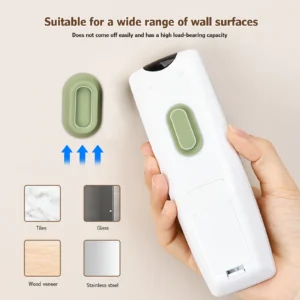 Magnetic Remote Control Bracket, Self-Adhesive Wall Mounted Storage Bracket for Remote Controls, Household Goods Storage