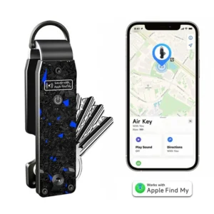Air Keychain,Key Organizer Works with Apple Find My, Built-in airtag Chips,Car Key Chains with GPS Tracker, Key Finder(iOS Only)