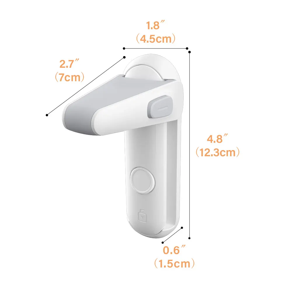 Baby Proofing Door Handle Lock,Childproofing Door Knob Lock Easy to Install and Use Door Lever Lock - Image 5
