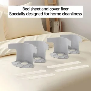 4 Pcs Heavy Duty Bed Sheet Corner Tightener Clips High-Quality Durable Grippers for Protectors