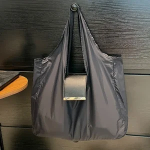 Reusable Mini Keychain Tote Bag Large Capacity Lightweight Foldable Shopping Bag Key Ring Eco-Friendly Expandable Reusable - Bag