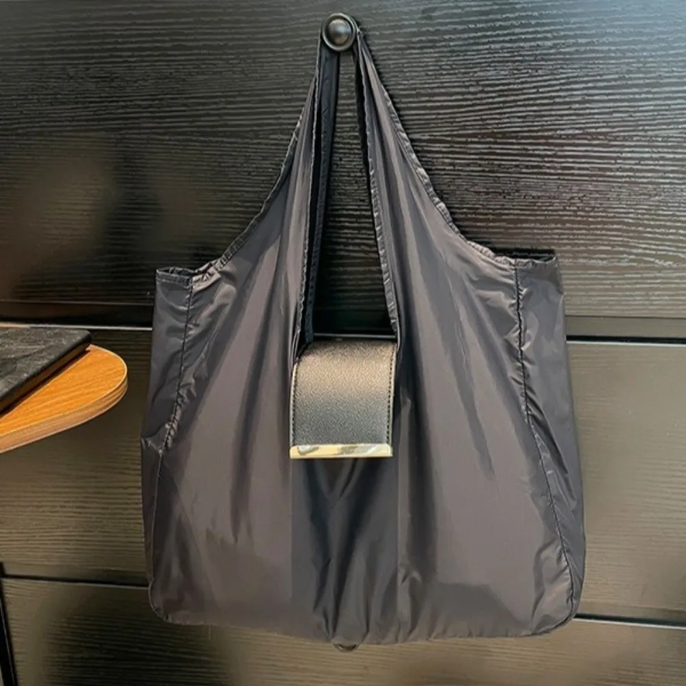 Reusable Mini Keychain Tote Bag Large Capacity Lightweight Foldable Shopping Bag Key Ring Eco-Friendly Expandable Reusable - Bag