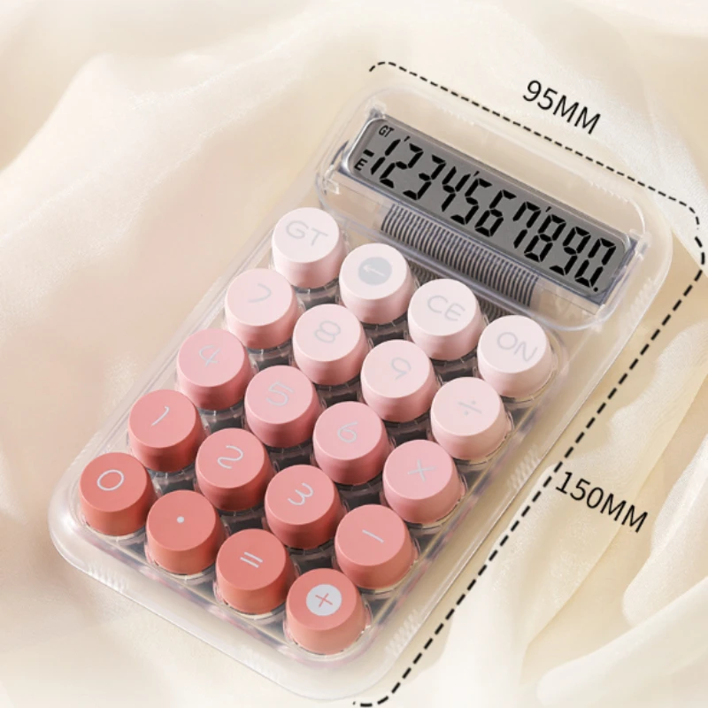 Calculator Office Commercial Transparent Dopamine Gradient Color Computer Cute High Appearance Level Calculator - Image 2