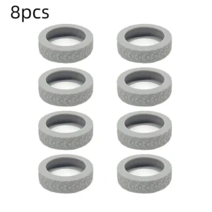 8PCS/Set Suitcase Wheels Protection Cover Silent Rubber Luggage Roller Cover Trolley Box Casters Cover Travel Luggage Caster Sho