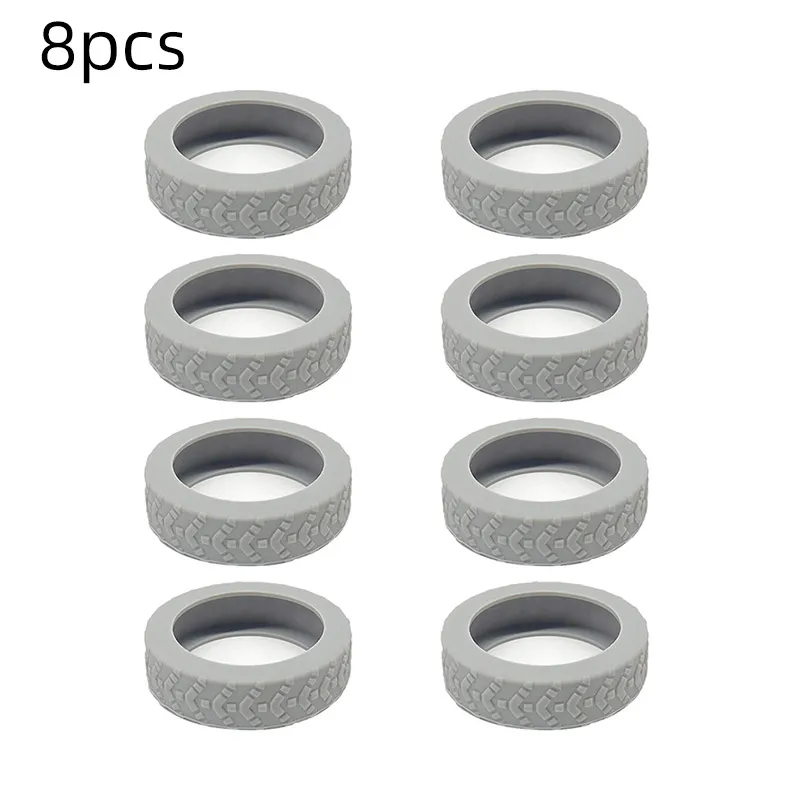 8PCS/Set Suitcase Wheels Protection Cover Silent Rubber Luggage Roller Cover Trolley Box Casters Cover Travel Luggage Caster Sho - Image 5