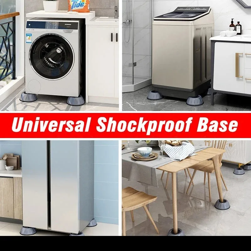 4/8/12Pcs Anti Vibration Feet Pads Silent Washing Machine Rubber Leg Pads Dryer Universal Base Fixed Non-Slip Pad Accessories - Image 3