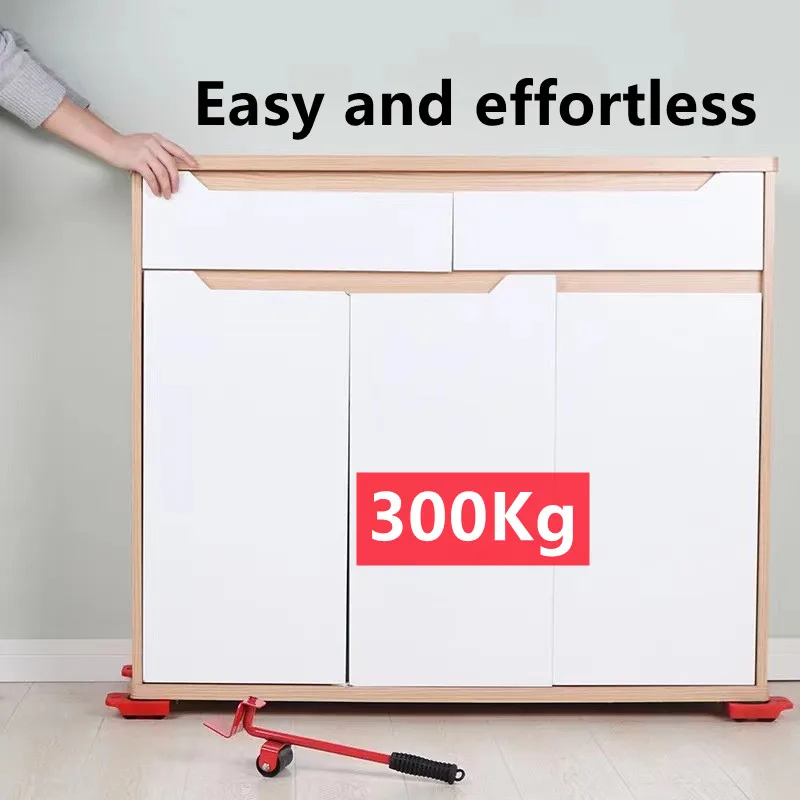 Furniture Moving Transport Roller Set Removal Lifting Moving Tool Set Wheel Bar Mover Moving Heavy Stuffs Device Hand Tool - Image 5