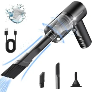 Wireless Handheld Mini Car Vacuum Cleaner USB Charging Battery Wet & Dry Dual Use Portable Cleaner For Car Household
