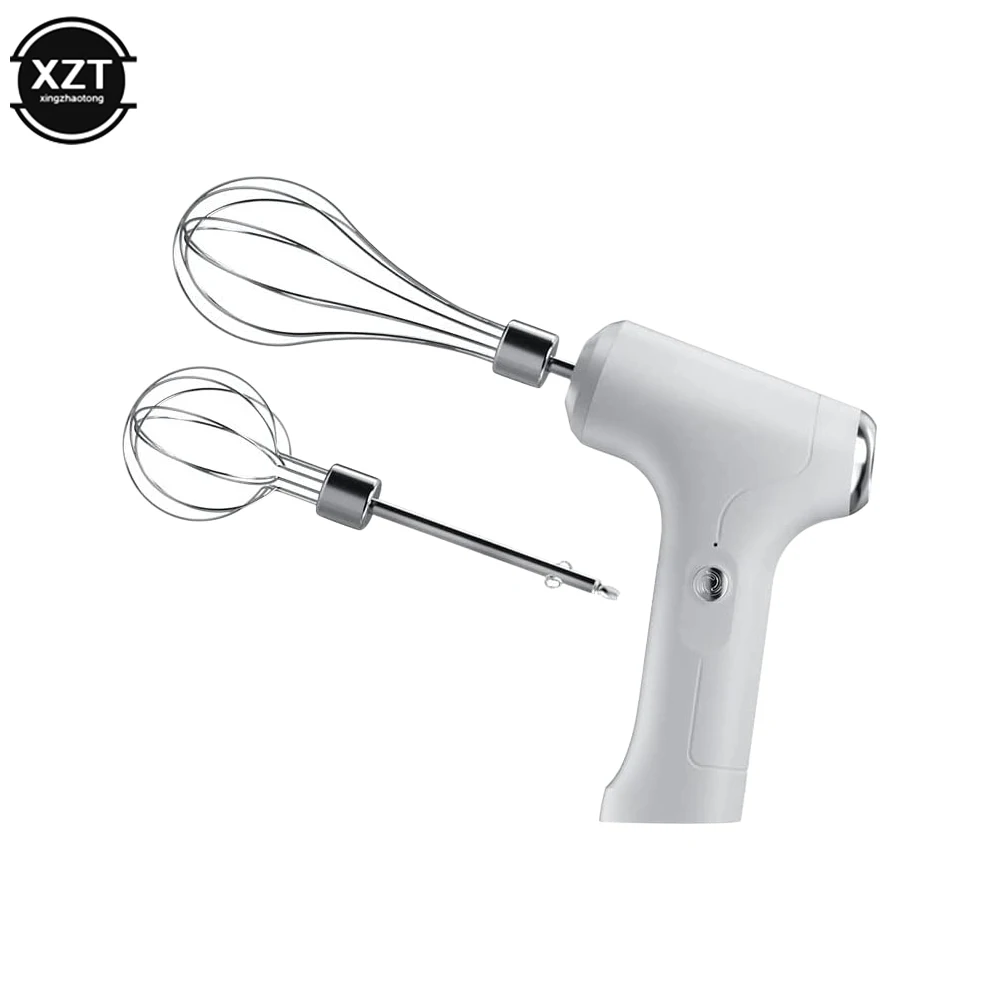 USB Wireless Electric Whisk Cake Baking Cream Whisk Kitchen Tools Handheld Rechargeable Mixing Machine Electric Food Mixer