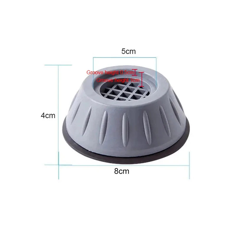 4/8/12Pcs Anti Vibration Feet Pads Silent Washing Machine Rubber Leg Pads Dryer Universal Base Fixed Non-Slip Pad Accessories - Image 5