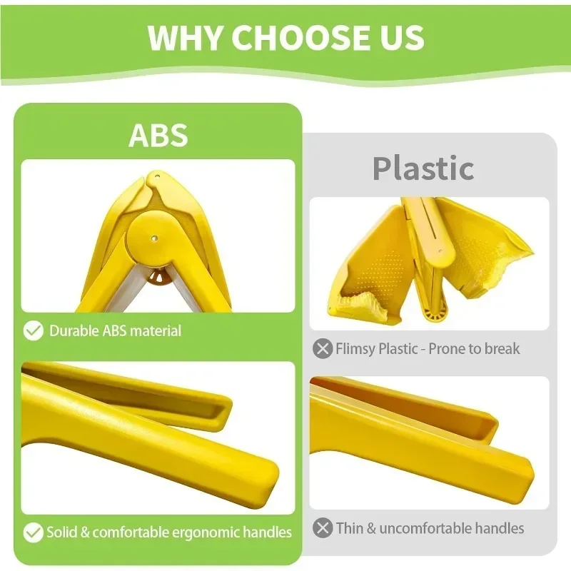 Handheld Lemon Juicer Small Manual Fruit Juicer Citrus Squeezer Folds Flat Design To Save Storage Space and Is Easy To Use - Image 4