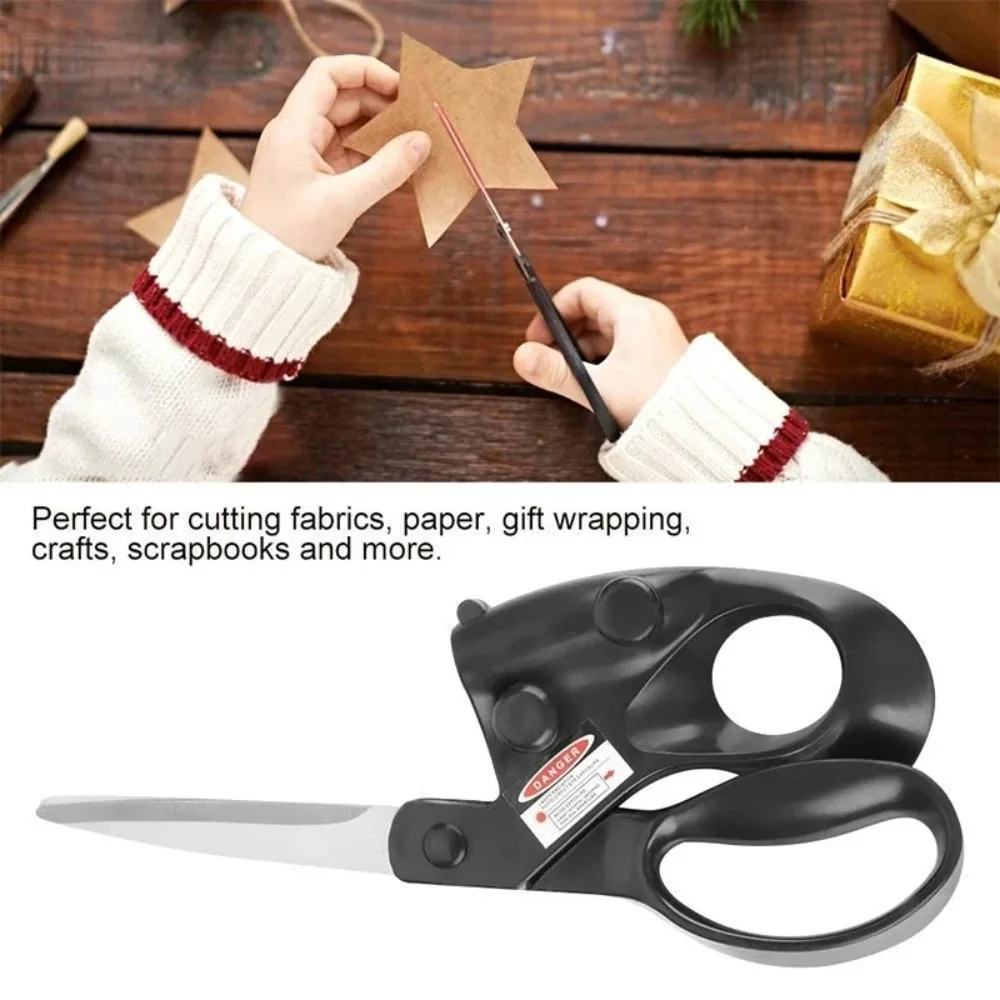 TINSOL Professional Laser Guided Scissors Stainless Steel Precision Cutting Shears Straight Fast Cut Positioning Sewing Crafts - Image 3