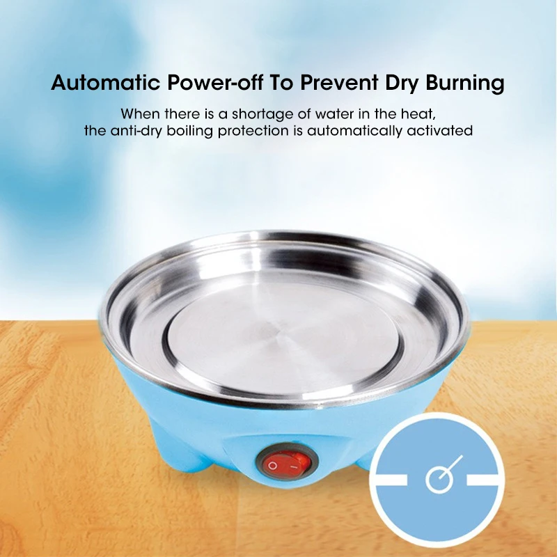 Egg Cooker Automatic Power Off Home 7 Eggs Multi-Functional Steamed Egg Custard Boiled Egg Machine Breakfast Artifact - Image 4