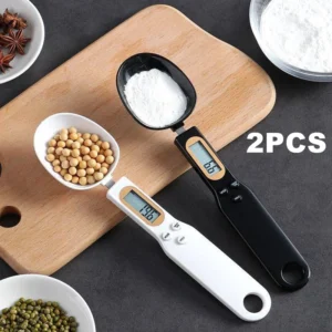Mini Spoon Scale Digital Kitchen Scale Electronic LCD Food Scale - 0.1- 500g Cooking Flour Milk Coffee Powder Weight Measure Spoon