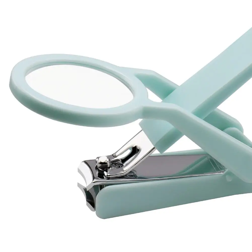 Nail Clipper with Magnifying Glass The Elderly Practical Stainless Steel Nail Clipper Anti-splash Beauty Big Clipper Tool Gifts - Image 3