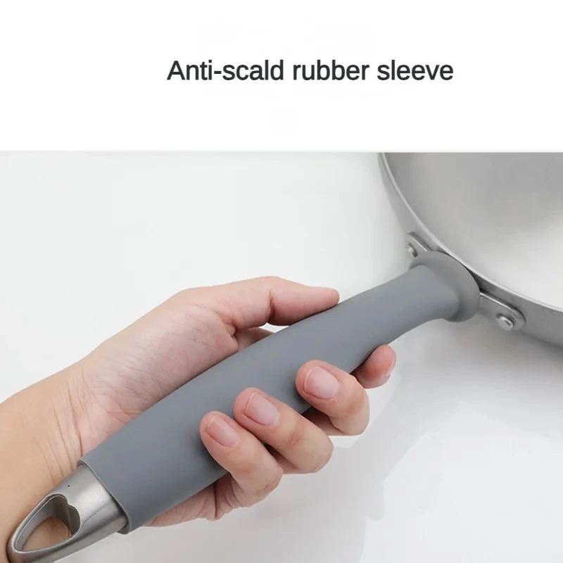 Anti-scalding Pot Handle Heat Resistant Cover New Frying Pan Protector Hot Handle Holder Sleeve Rubber Pan Handle Sleeve - Image 3