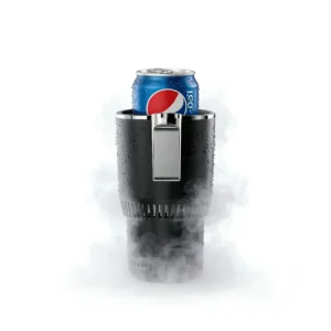 Car Intelligent Cooling Cup Dual Use Rapid Freezer Holder Mini Fridge Heating And Cooling Cup for Hot And Cold Beverages