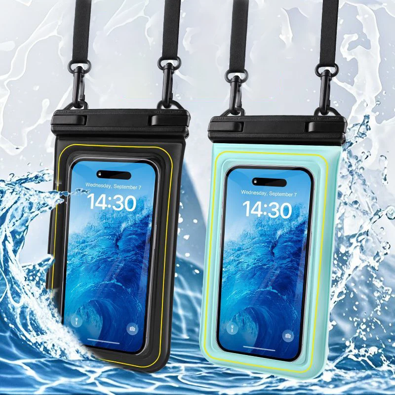HAISSKY Classic Sponge Floating Waterproof Phone Bags For iPhone 17 Pro Max 17 Air 16E15 Plus Samsung Xiaomi Swim Drifting Pouch