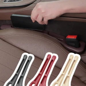 2pcs Car Seat Gap Filler, Dual Slot Design, Car Interior Accessories, Phone & Key Storage Box, Car Slot Pad, Seat Gap Fillers