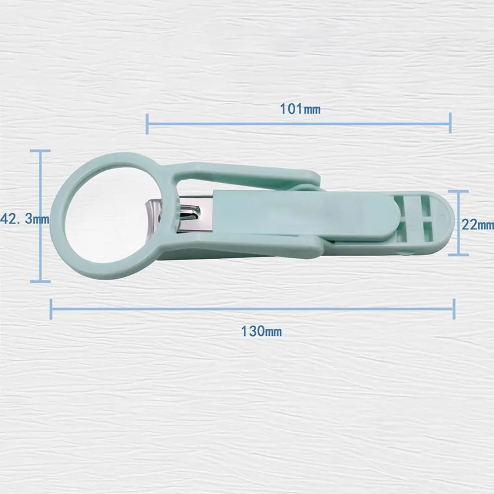 Nail Clipper with Magnifying Glass The Elderly Practical Stainless Steel Nail Clipper Anti-splash Beauty Big Clipper Tool Gifts - Image 4
