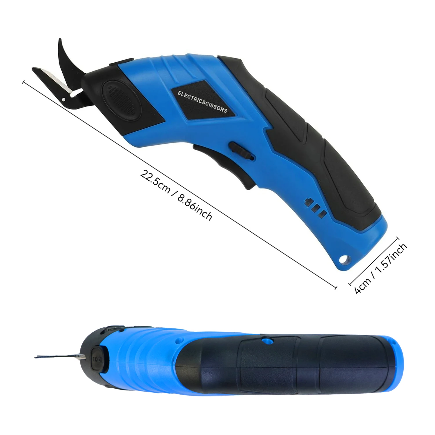 Electric Scissors Cordless Handheld Electric Scissors for Cutting Fabrics Carpets Soft Leather Cardboard - Image 3