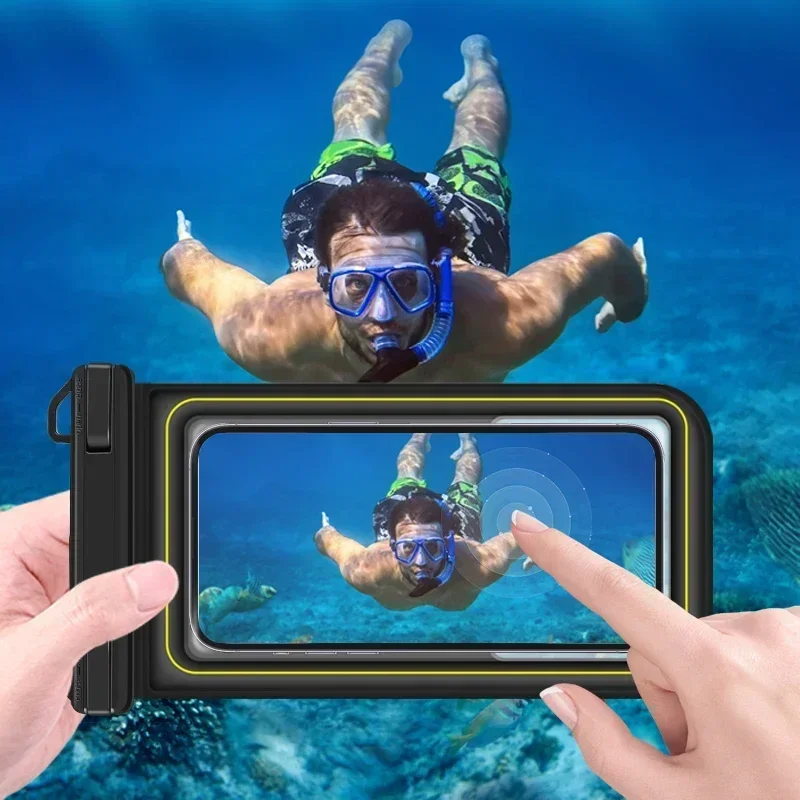 HAISSKY Classic Sponge Floating Waterproof Phone Bags For iPhone 17 Pro Max 17 Air 16E15 Plus Samsung Xiaomi Swim Drifting Pouch - Image 4