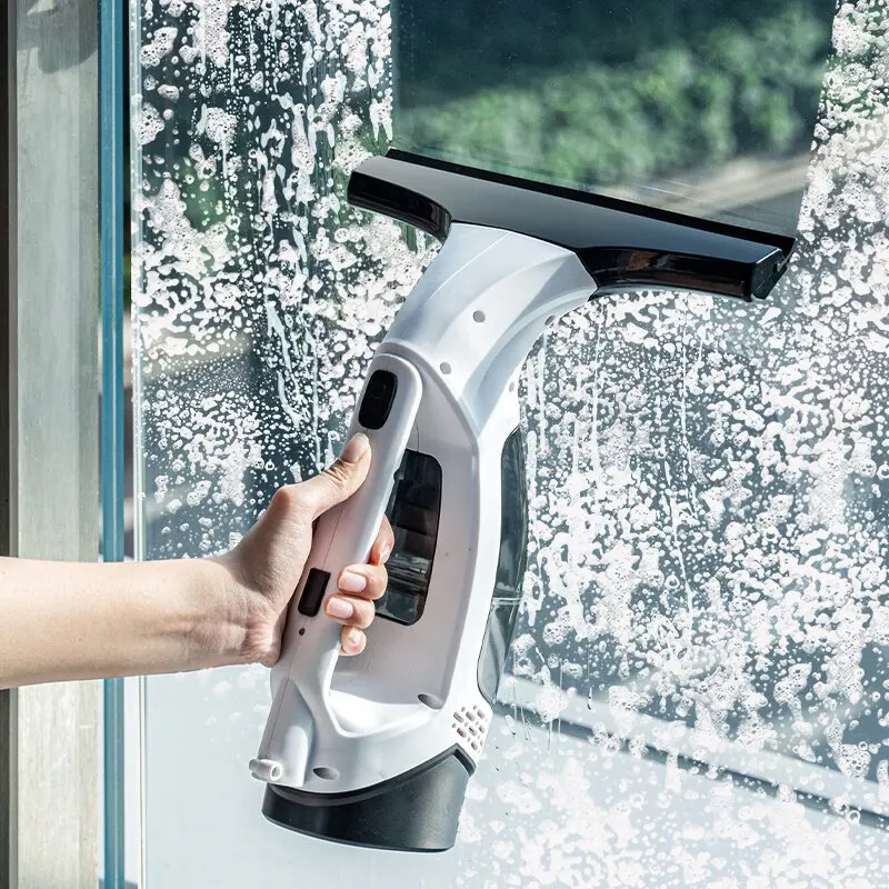Multifunctional Electric Cordless Window Cleaner Machine White Cordless Rechargeable Automatic Portable Glass Cleaner Tools - Image 4